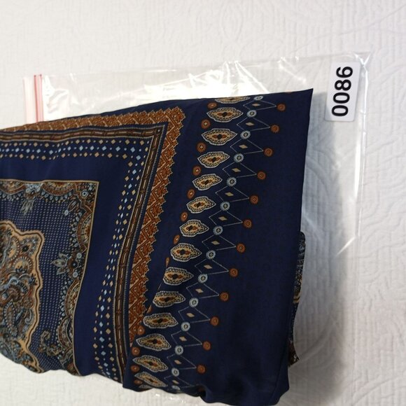 Venus Romper Womens Boho-Style Wrap Paisley Pattern Sheer Bell Sleeves Size XL - Picture 11 of 11